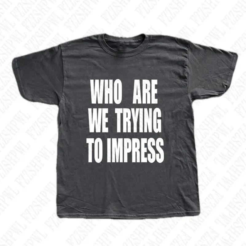 EMO Hiphop Y2K Cotton T-shirt Harajuku Letter Print Casual Tee Vintage Rock Goth Top Punk Vintage Short Sleeve T-shirt