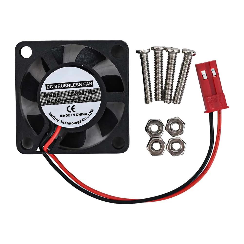 Cooling Solution 5V Cooling Fan Computer Cooling Low Noise Level Optimal Cooling Compact Size For Raspberry Pi 3
