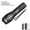 Powerful 4 Core LED Flashlight Zoomable Aluminum Alloy XHP70.2 XHP50.2 Tactical Torch Usb Rechargeable Use 18650 Battery