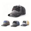 New Baseball Cap Pure Cotton Washed Outdoor Spring and Autumn Soft Top Cap Fashion Ripped Embroidery Hat