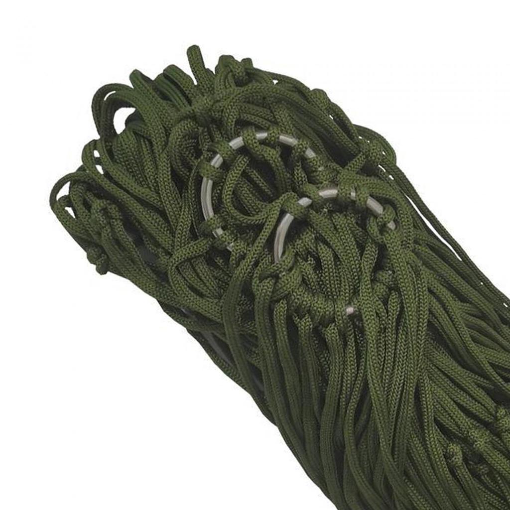 Nylon Mesh Hammock Lightweight Summer Durable Soft Multifunction Leisure Tree Hammock for Patio Beach Camping Hunting Picnic