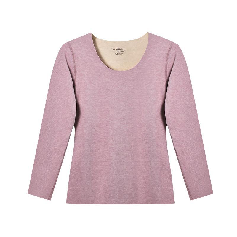 Women's Seamless Thermal Underwear: Thick, Velvet-Lined for Autumn and Winter