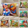 Fun Anime GGardenscapes Pillow Case Silky Elegant Comfort Sofa Bed Invisible Zipper