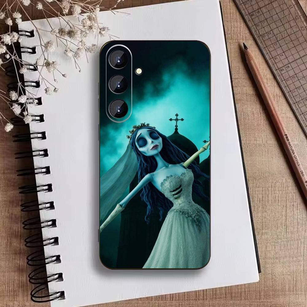 K-Corpse Bride Phone Case For Samsung Galaxy A73,21,22,32,71,53,52,51,80,5G Soft Black Cover