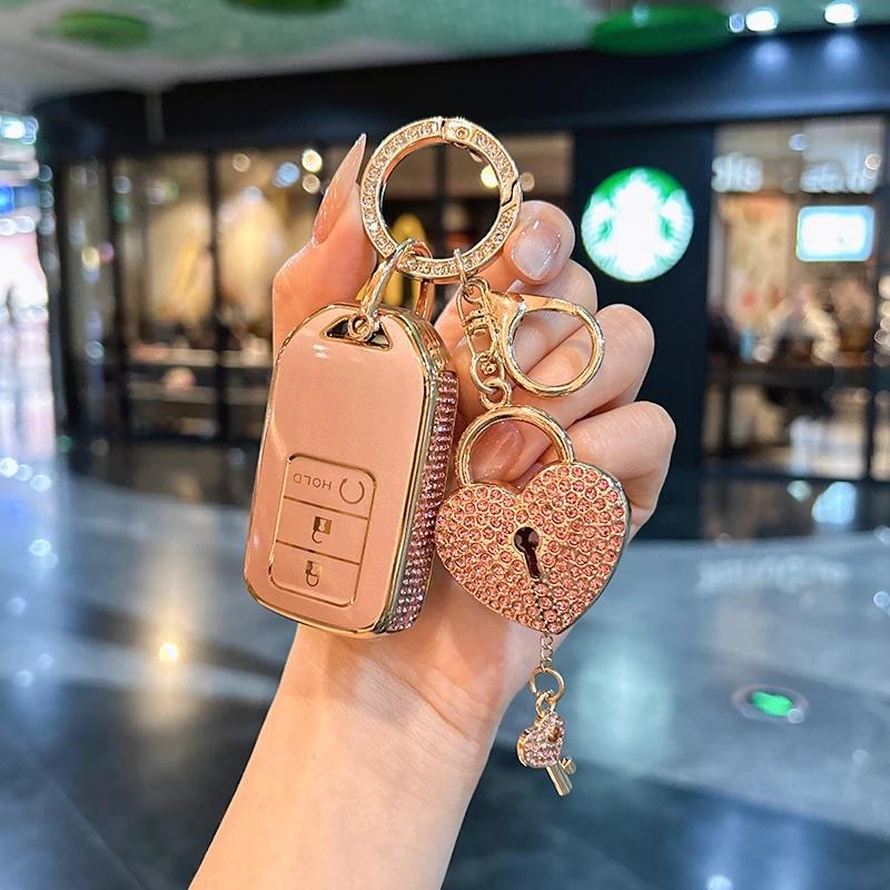 Car Key Case Cover Shell For Honda Crv Civic Accord Xrv Vezel Hiroshi Fit Crider Sensing Urv Crider Bag Tools