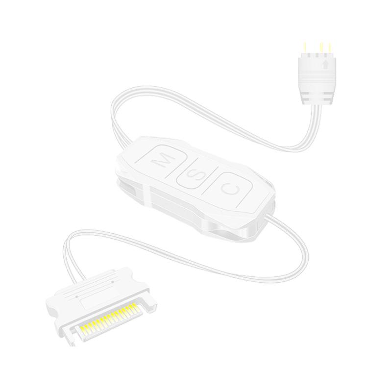 Controller Argb 5V 3Pin per alimentazione Sata Mini controller RGB Hub 3Pin per computer CPU Case Ventola di raffreddamento Radiatore luce LED