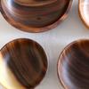 Household Round Wooden Fruit Salad Bowl Dinnerware Basin Container Kitchen Tool Tableware Beech Bowl