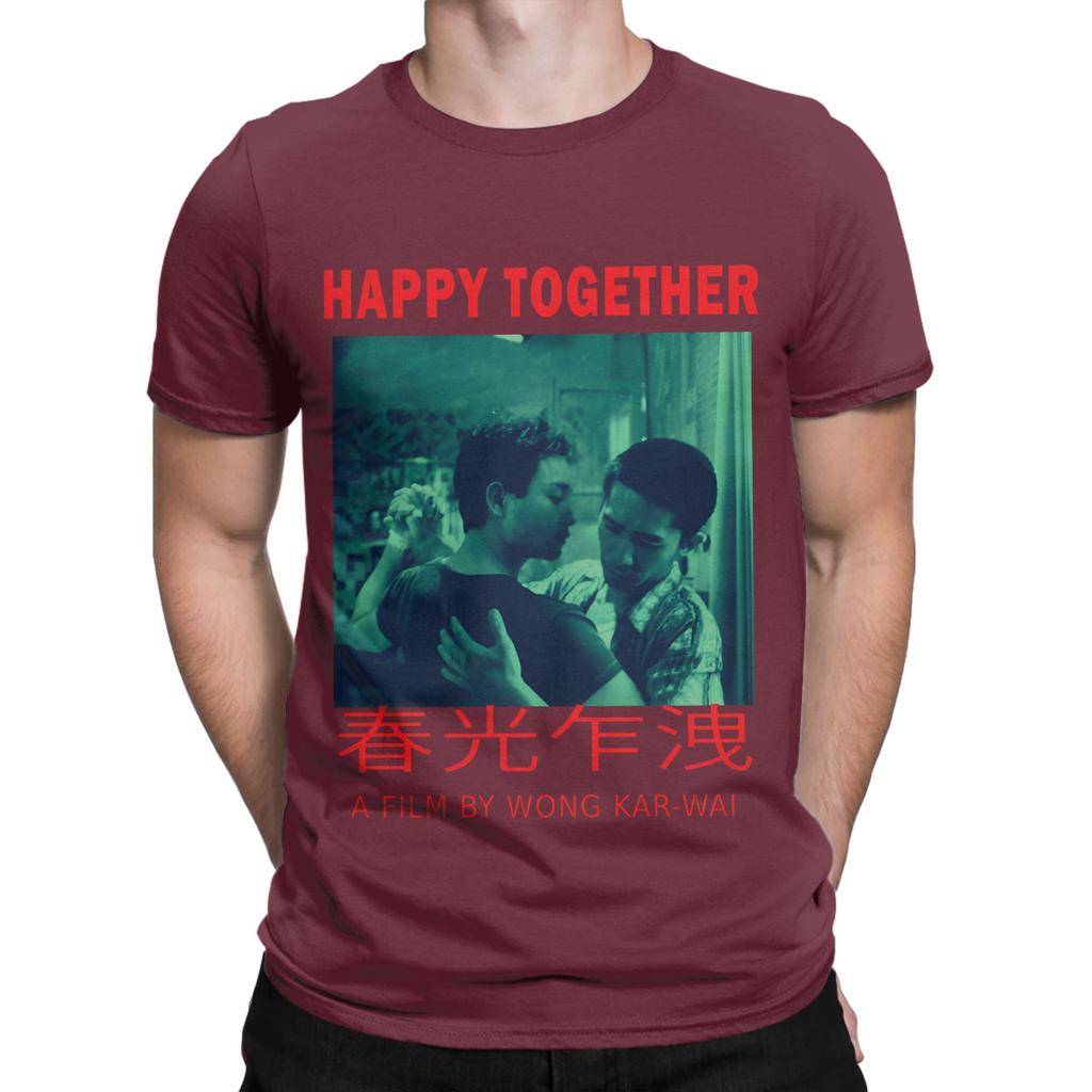 Camiseta Unisex de Película de Wong Kar Wai Camiseta Divertida Manga Corta Cuello Redondo Camisetas Algodón Puro Tops Gráficos