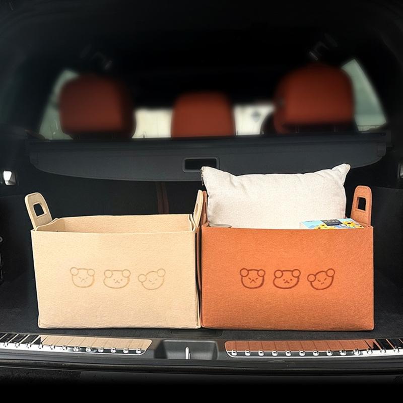 Foldable Car Home Storage Box with Sufficient Space Detachable Organizers Box