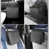 Auto-Mülleimer Leder Auto Beifahrersitz Hängend Müllaufbewahrung Organizer Sitzlehne Handy Taschentücher Taschen Zubehör