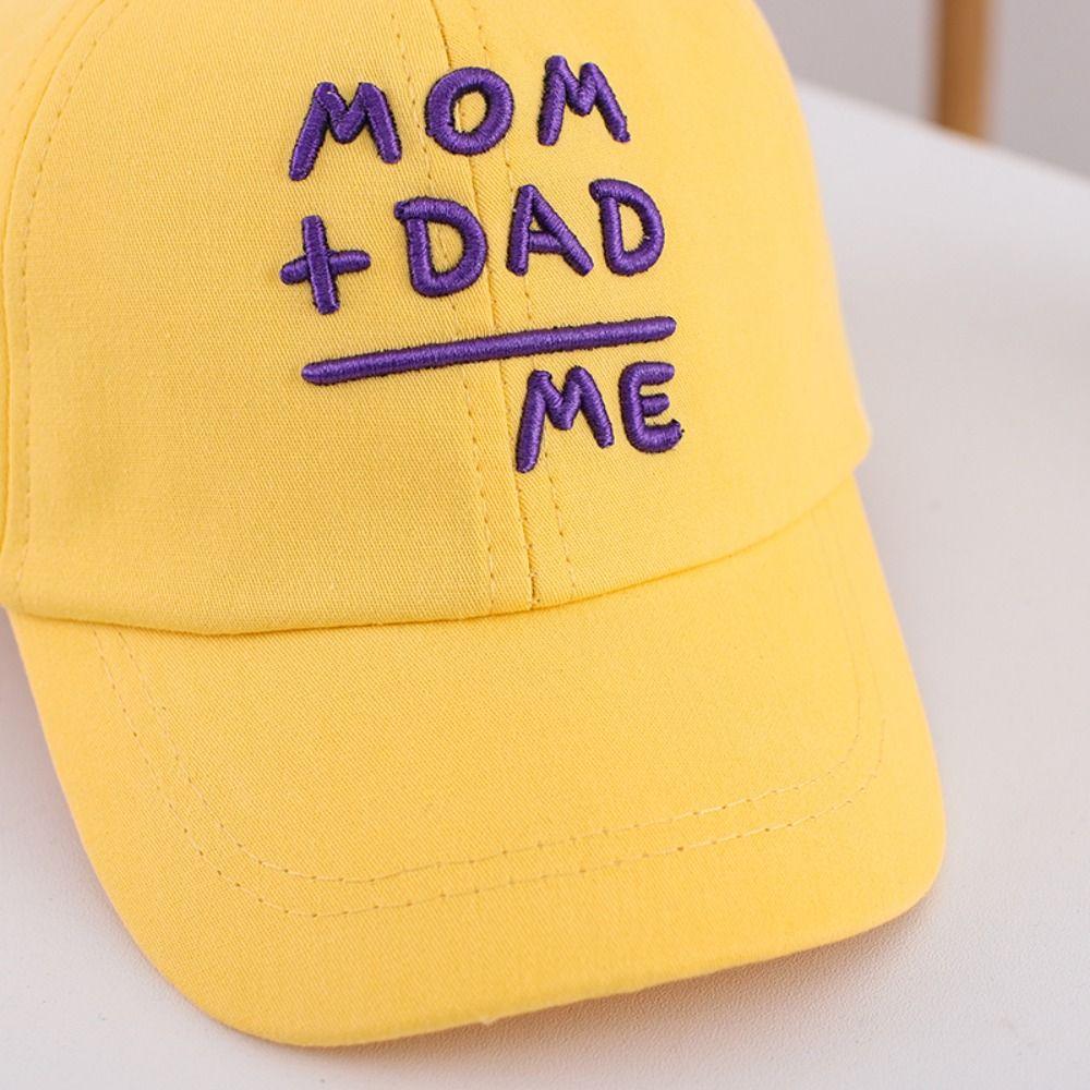 MOM+DAD=ME Children's Cap Cute Sunscreen Hats Gifts Kids Baseball Hats  For Boys Girls