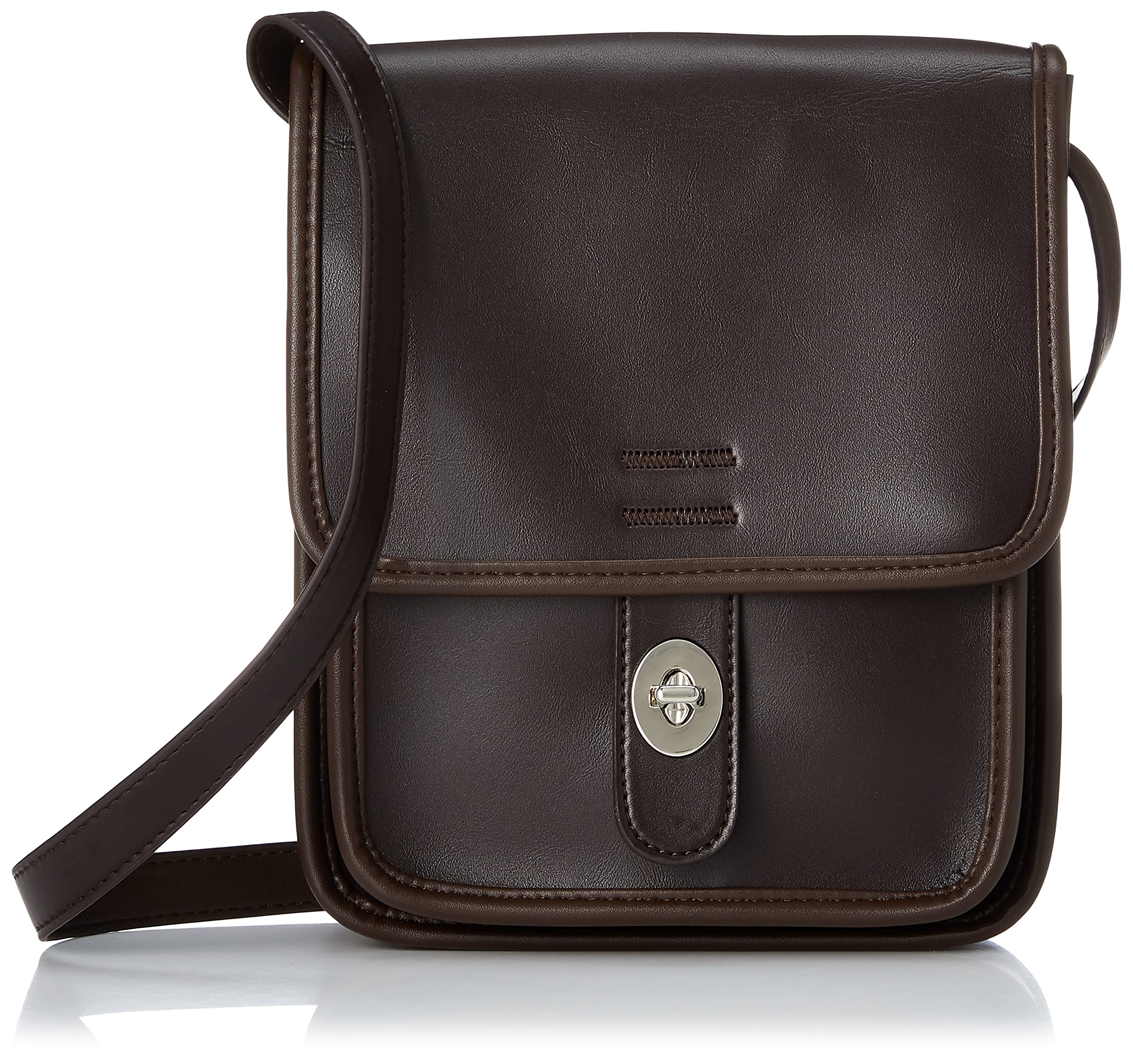 

Front buckle shoulder bag RSG21128 [Rename] коричневий
