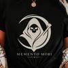 Memento Mori Shirt | Minimal Grim Reaper Tee | Stoic Philosophy Shirt