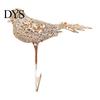 Gold Silver Red Bird Tree Ornaments Glitter Christmas Ornament with Metal Clip for Decoration, Sparkling Tabletop Floral Decor Figurine, Sequins