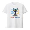If You Want To Be Cool Just T shirt Pete The Cat Size S XL vintage Washed Breathable Casual Stylish fashion designer clothes