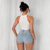 Women's bohemian fringed vest summer new short slim online sleeveless top