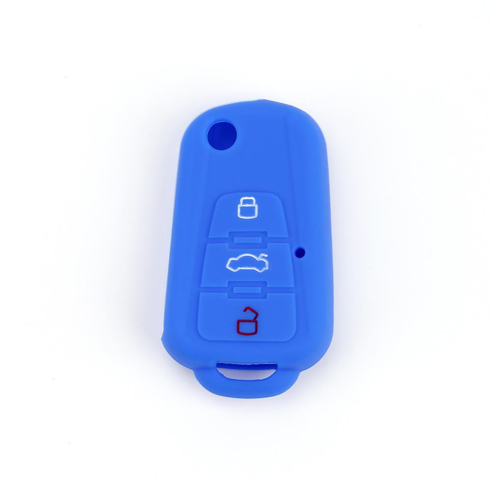 Suitable for Roewe 360   Folding 3-button Silicone Key Bag for MG GS Key Cover Soft Rubber Car Anti-theft Remote Control Cover