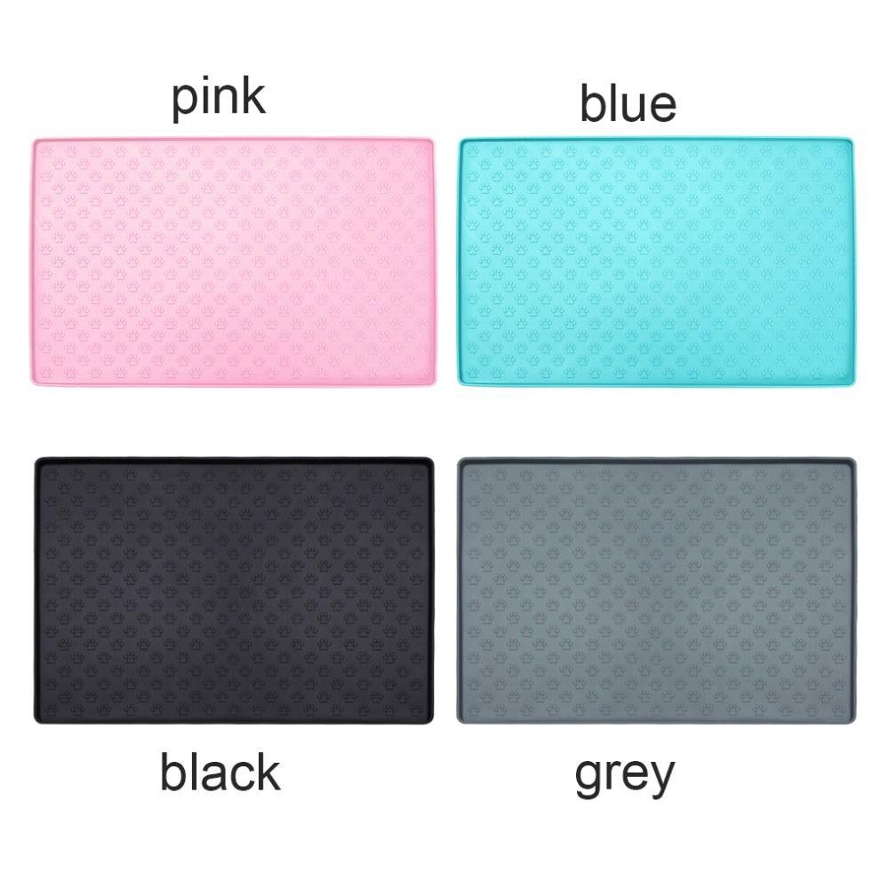 Anti overflow Pet Accessories Non-stick Dog Bowl Mat Pet Placemat Dog Feeding Mat Cat Feeder Mats
