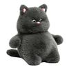 Medium Gray Simulation Cat Plush Doll - Soft and Cuddly Home Decor
