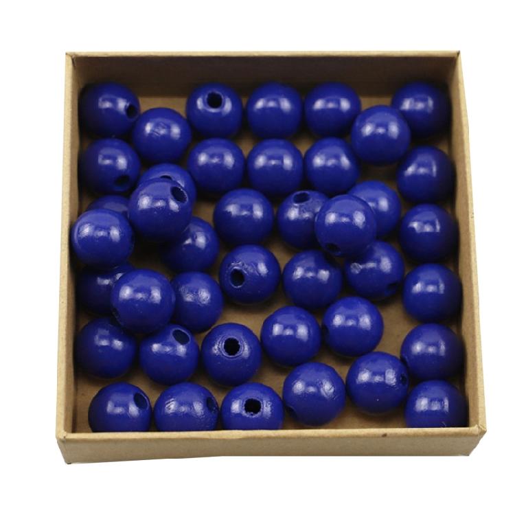 Loose Round Natural Wooden Spacer Beads 50 Pcs for Arts Crafts & DIY Jewellery