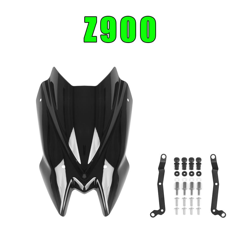 For Kawasaki Z900 Z650 Z 650 900 2020-2024 Wind Deflectors Bracket Parts Windscreen Windshield Motorcycle Screen Shield Viser