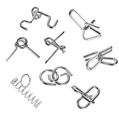 Pair of Metal Puzzle Game Pieces
