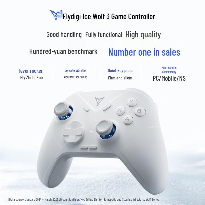 

Багаторежимний бездротовий геймпад Flydigi Ice Wolf 3