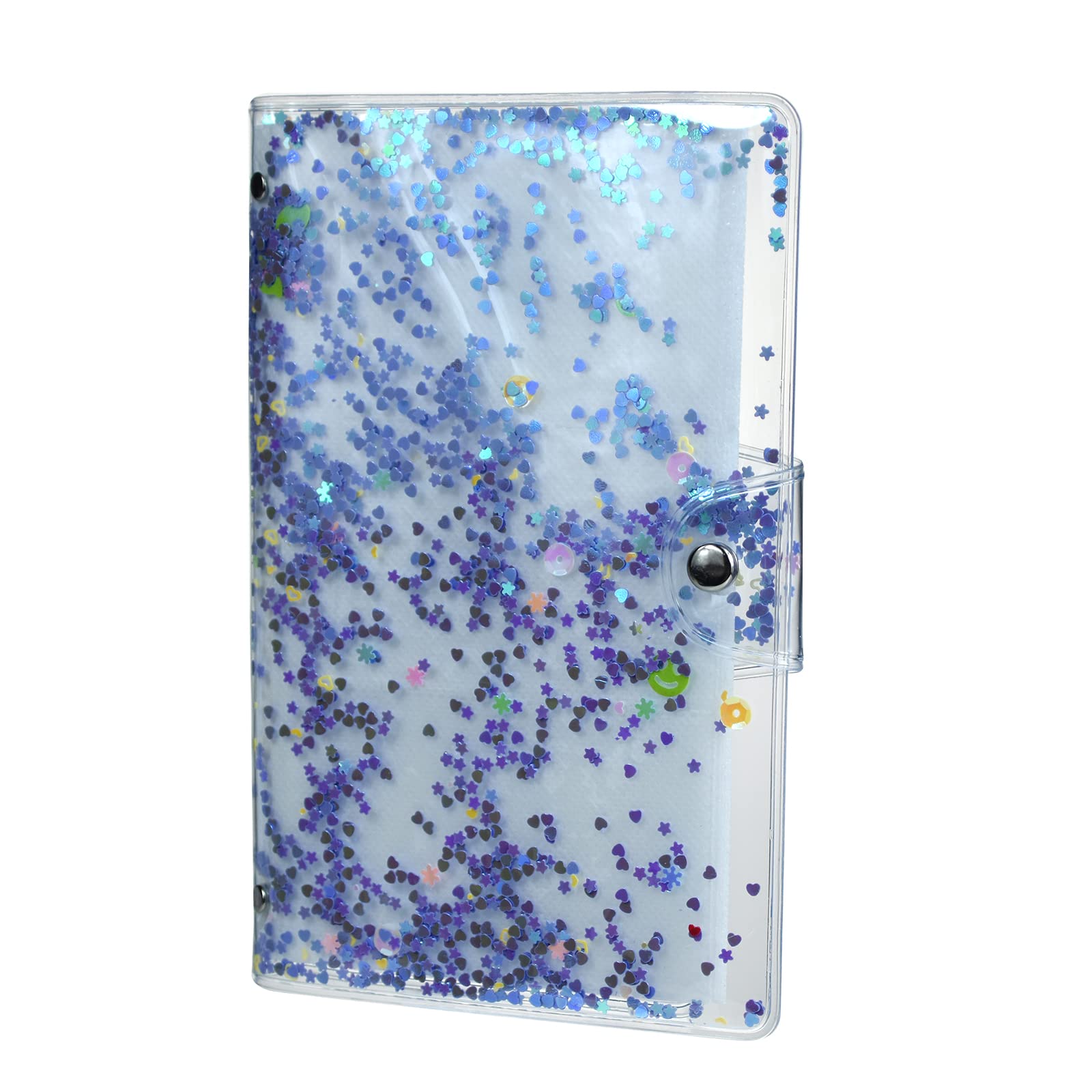 

HIYQIN Совместимый с Fujifilm instax mini Вмещает 96 Большая вместимость Также можно хранить визитки и наличные Кожаный альбом из ПУ, EVO/11/9/8/8+ Cheki, фиолетовый