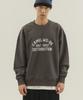 CAMEL WORK Distribution Round Logo Sweatshirt (Charcoal)