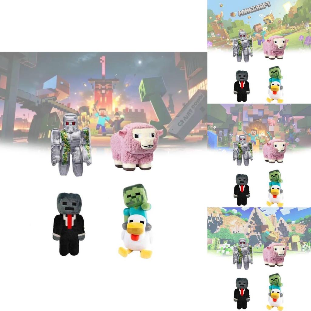 Minecraft Licensed Plush Toy Animal Collectible For Kids And Fans