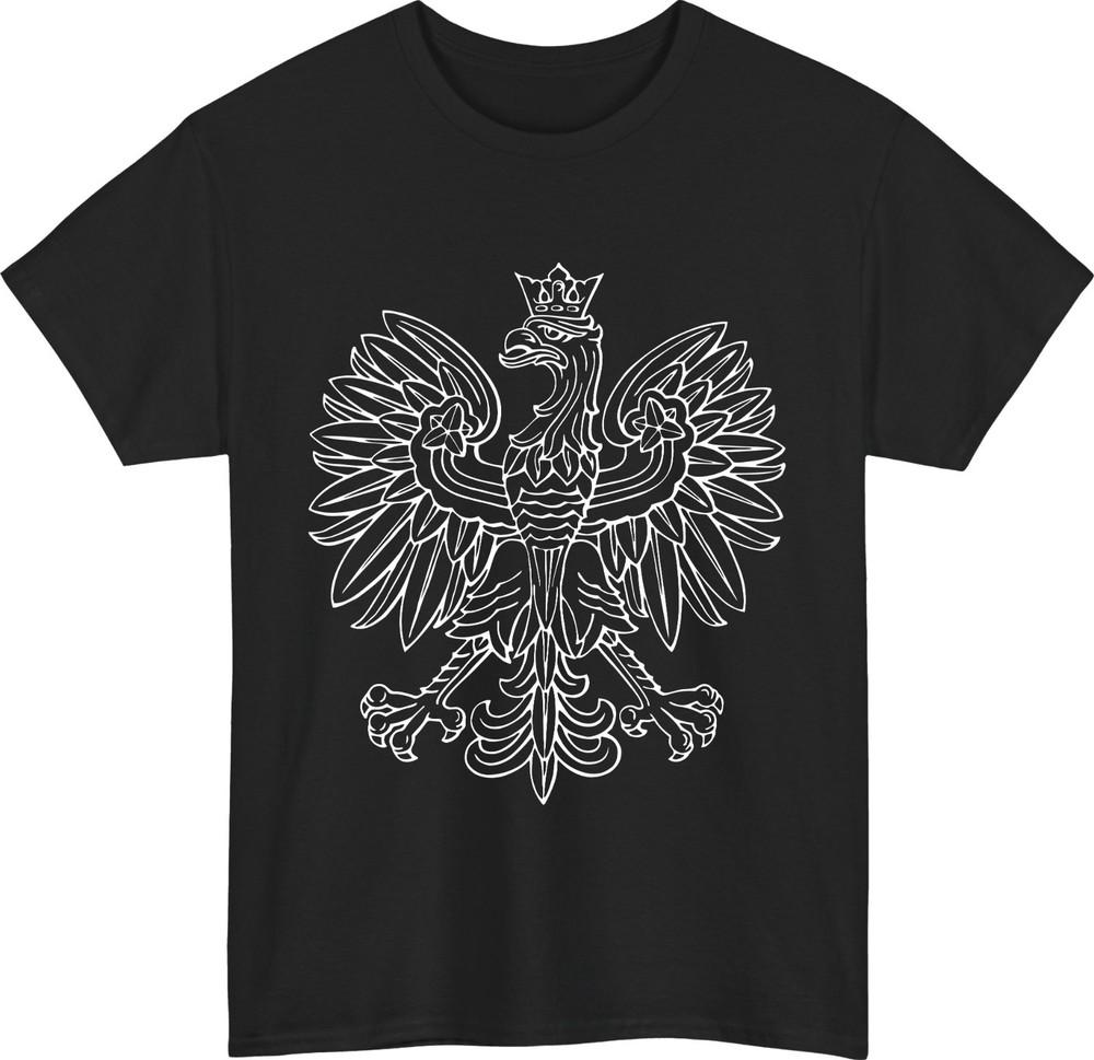 Royal Polish Crowned Eagle Tshirt Poland Heritage Crest National Symbol Tee Top