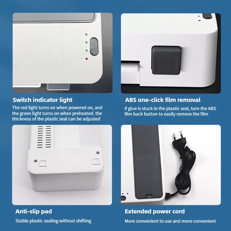 260W 7-in-1 Multifunctional Household Photo Laminator Office Professional A4 Document Laminating Machine
