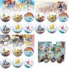 Charming Pokemon 6pcs Poke Ball Toy Doll Models For Unique Tabletop Decoration