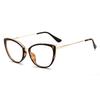 Cat Eye Spectacle Women Transparent Frame Optical Eyewear Myopia Glasses Diopter 0 -0.5 -0.75 -1.0 -2.0 -2.5 -3.0 To -6.0
