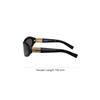 MIU MIU Full Frame Logo Design Cat Eye Sunglasses Women Sunglasses Black SMU14ZSF-16K08Z61