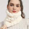 Women Face Protector Comfortable Plush Material Warmth Thickened Cute Scarf Accessories Multi-Color