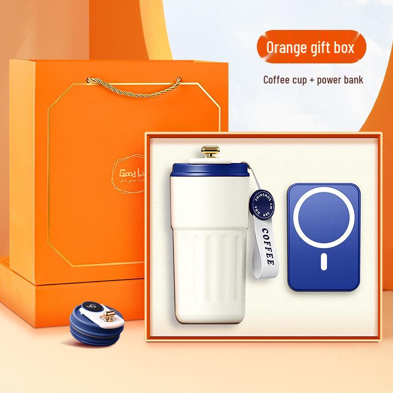 Insulated Cup, Umbrella & Notebook Gift Set for Customers, Employees & Teachers