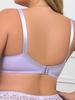 Ultra Thin Lace Sexy Women Bras Large Size Pure Color Hollow Out Breathable Comfort DE Big Cup
