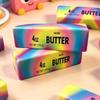 Jouets Fidget Bâton de Beurre Colorés Élastique et Moelleux Bâton de Fromage Drôle Jeu de Soulagement du Stress et de l'Anxiété Jouet Prank à Presser