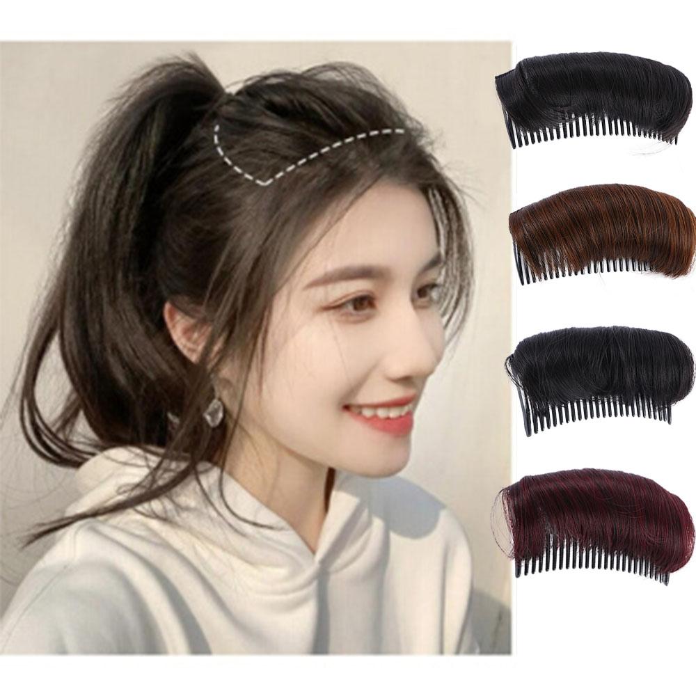 Tools Hairpin Synthetic hair Invisible Hair Bun DIY Hair Extension False Hair Clip Fluffy Hair Pad
