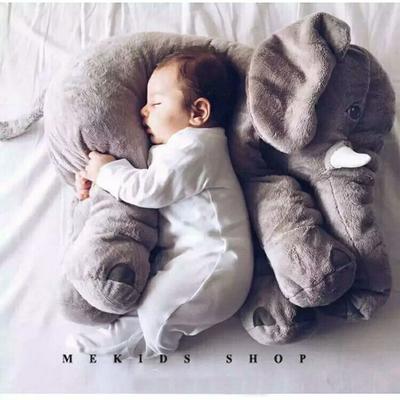 40Cm 60Cm 80Cm Kawaii Pluche Olifant Pop Speelgoed Kinderen Spelen Terug Kussen Leuke Gevulde Olifant Kind begeleiden Pop Kerstcadeau