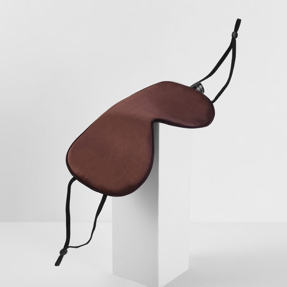Maschera per Occhi in Seta Double-face 16 Mmi Maschera per Occhi da Sonno 100% Seta di Gelso Oscurante Regolabile con Protezione per le Orecchie