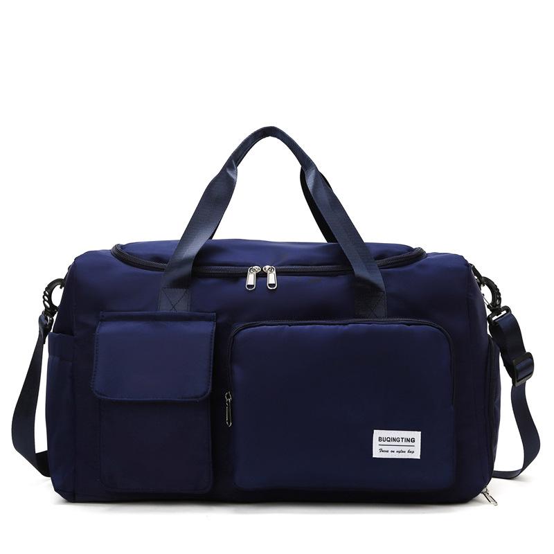 2024 Trendy Sports Gym Bag with Wet/Dry Separation, for Men & Women - Oxford Cloth, Handheld/Shoulder, Ideal for Travel & Swimming