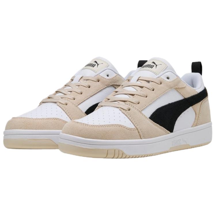 Puma Rebound V6 Low SD Alpine Snow Navy Men Sneakers Cream 402262-02