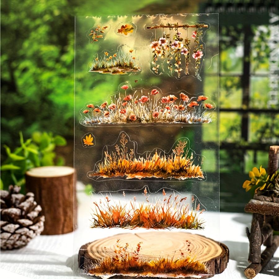 Series Floral & Nature-Themed Stickers - Vibrant Botanical Designs for DIY Journals, Scrapbooks, Laptops, Water Bottles