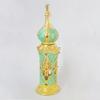 12ml Arabian Palace Style Glass Perfume Bottle, Embroidery Pattern Essential Oil Container, Middle East Design
