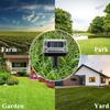 Square Solar Powered Ultrasonic Snake Rodent Repellent Electronic Tool Pest