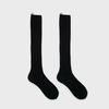 LIGHT KNEE SOCKS _ BLACK
