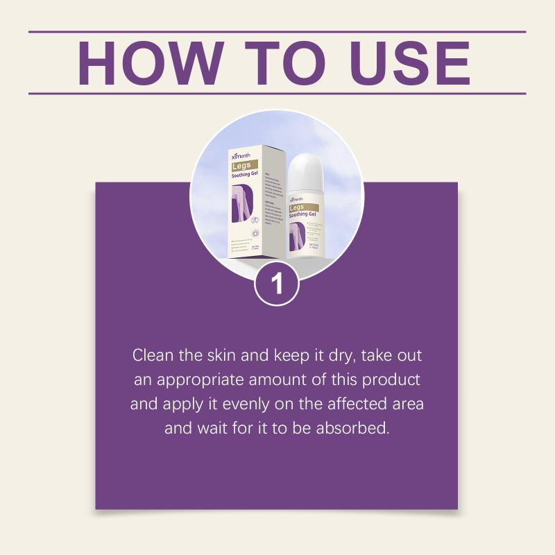 Legs Soothing Gel Gently Nourishes Prevent Acne Relieve Redness Itching Strengthens Skin Moisturizing Skin Care Beauty