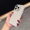 Für iPhone 16 Pro Max Hülle Strassdekor Glitzer TPU Anti-Sturz Handyhülle